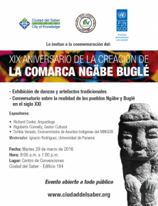 19 aniversario de creación de la comarca Ngäbe-Buglé @ Centro de Convenciones de la Ciudad del Saber